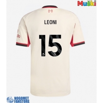 Liverpool Giovanni Leoni #15 Gostujuci Dres 2025-26 Kratak Rukav